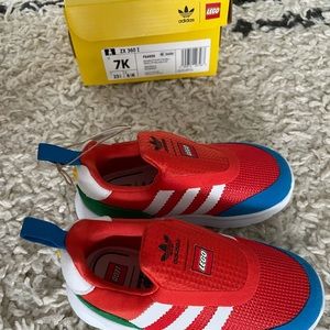Kid adidas lego shoes - new
